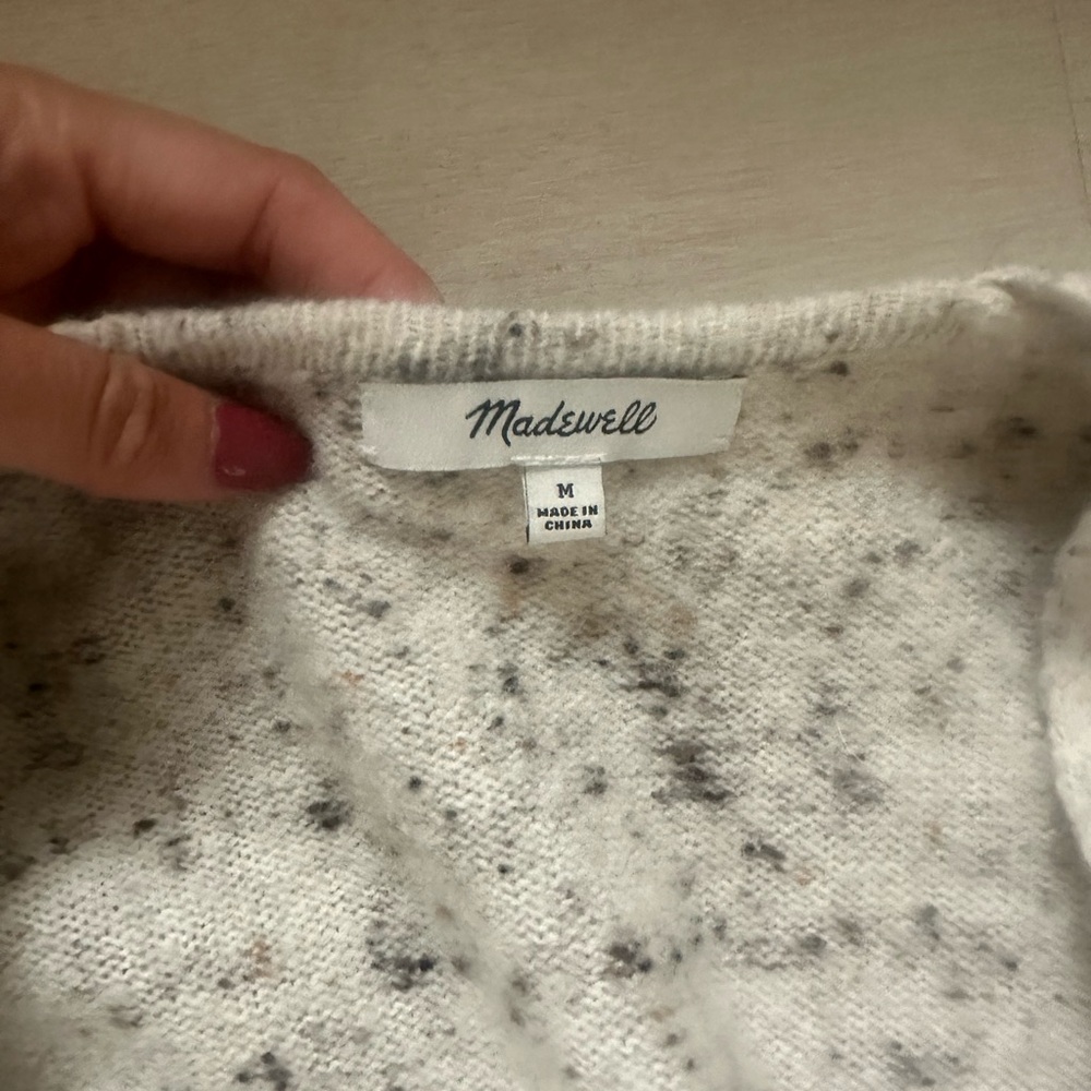 MADEWELL MELANGE CARDIGAN